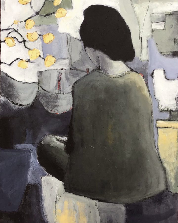 "Peace" – maleri af Helle Kjems