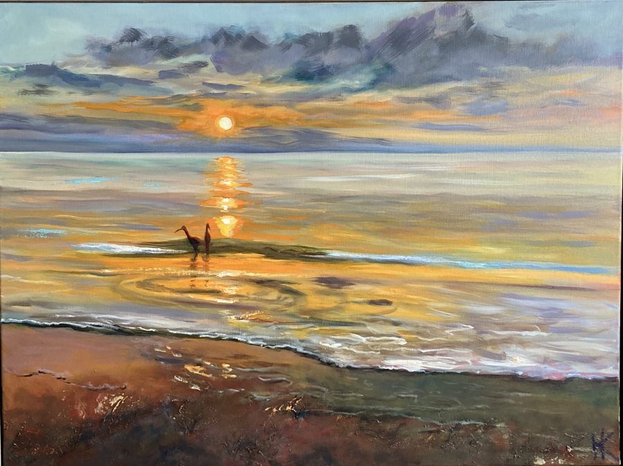 “Adagio” – maleri af Helle Kjems