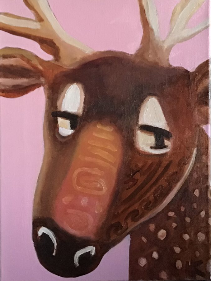 “After Christmas” – maleri af Helle Kjems