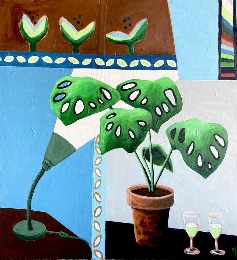 "Expectation" – maleri af Helle Kjems