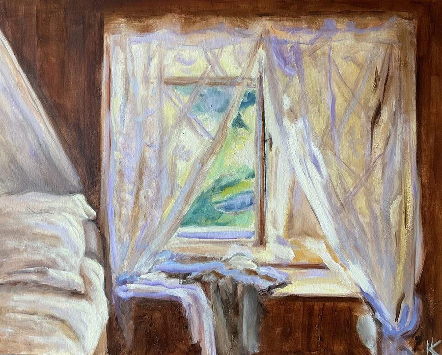 “Fortolkning af Sargent” – maleri af Helle Kjems
