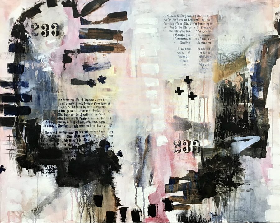 “Lost in the moment” – maleri af Helle Kjems