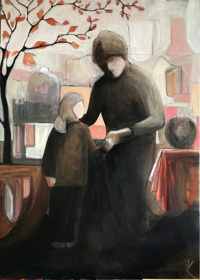 “Relation” – maleri af Helle Kjems