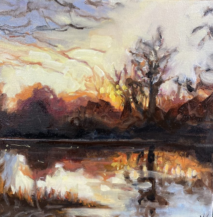 “Sanctuary” – maleri af Helle Kjems