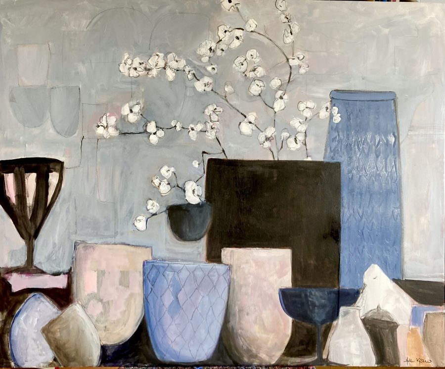 “Simplicity” – maleri af Helle Kjems