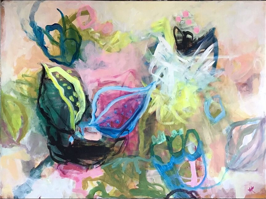 "Something for the pain" – maleri af Helle Kjems