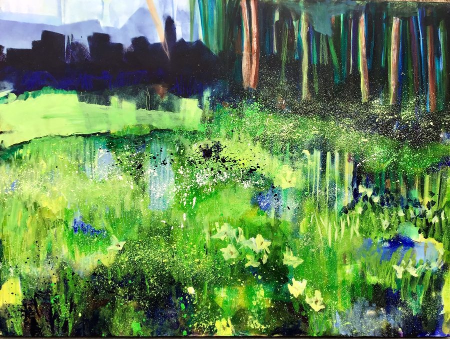 “Spring” – maleri af Helle Kjems