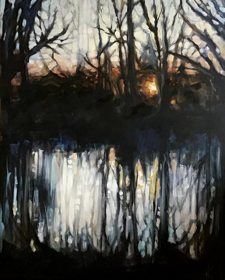 “Transitions” 1 – maleri af Helle Kjems