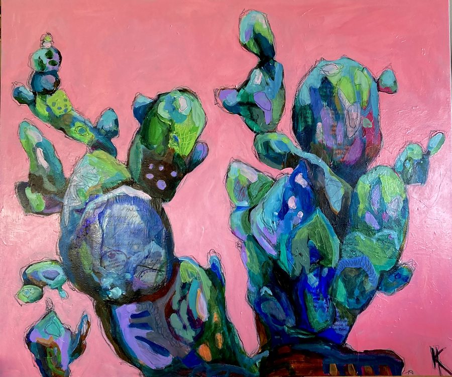"Wild wonders" – maleri af Helle Kjems